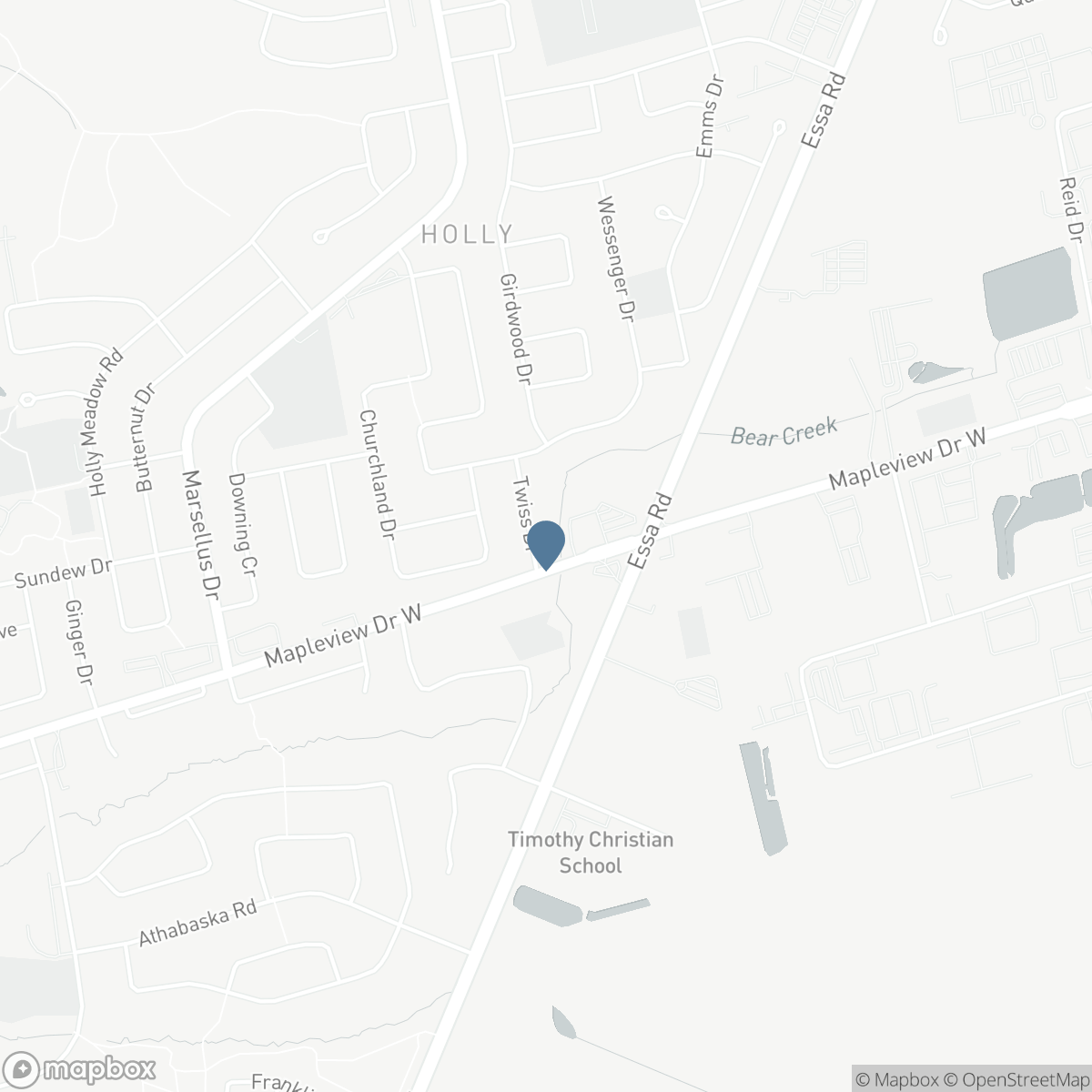 5 TWISS DRIVE, Barrie, Ontario L4N 8P3